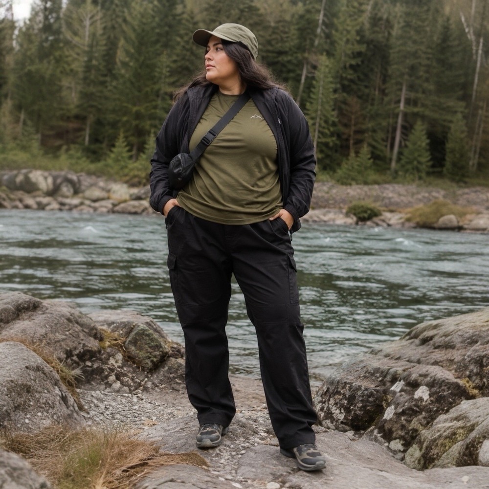 Propper Women's Tactical Cargo Pants Black Size 20 NWT Teflon Ripstop Utility